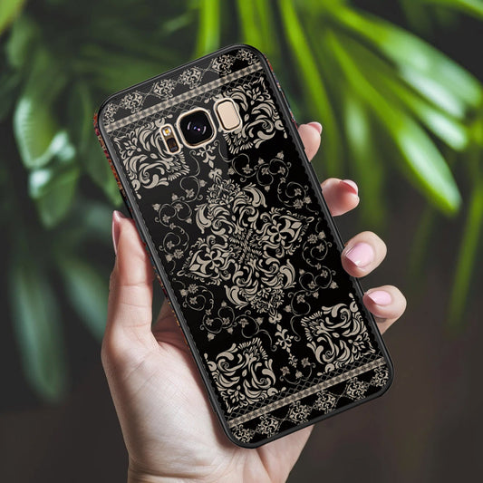 Samsung Galaxy S8 Plus Cover - ONation Persian Rugs Series 2 - HQ Ultra Shine Premium Infinity Glass Soft Silicon Borders Case