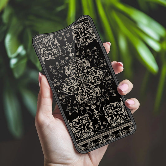 Oppo Find X Cover - ONation Persian Rugs Series 2 - HQ Ultra Shine Premium Infinity Glass Soft Silicon Borders Case