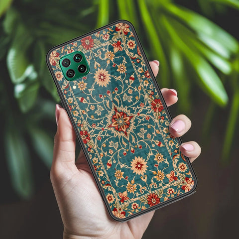 Huawei Nova 6 SE Cover - ONation Persian Rugs Series 2 - HQ Ultra Shine Premium Infinity Glass Soft Silicon Borders Case