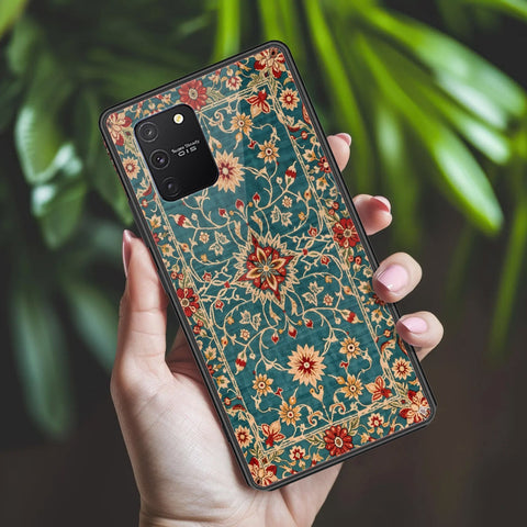Samsung Galaxy A91 Cover - ONation Persian Rugs Series 2 - HQ Ultra Shine Premium Infinity Glass Soft Silicon Borders Case