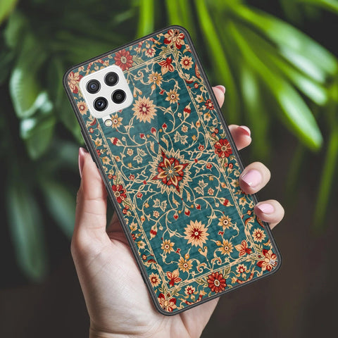 Samsung Galaxy A22 Cover - ONation Persian Rugs Series 2 - HQ Ultra Shine Premium Infinity Glass Soft Silicon Borders Case