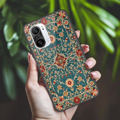Xiaomi Redmi K40 Pro Plus Cover - Onation Persian Rugs Series 2 - HQ Ultra Shine Premium Infinity Glass Soft Silicon Borders Case