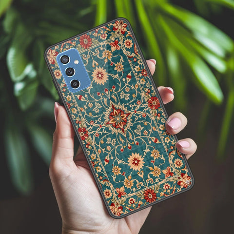 Samsung Galaxy M52 5G Cover - ONation Persian Rugs Series 2 - HQ Ultra Shine Premium Infinity Glass Soft Silicon Borders Case