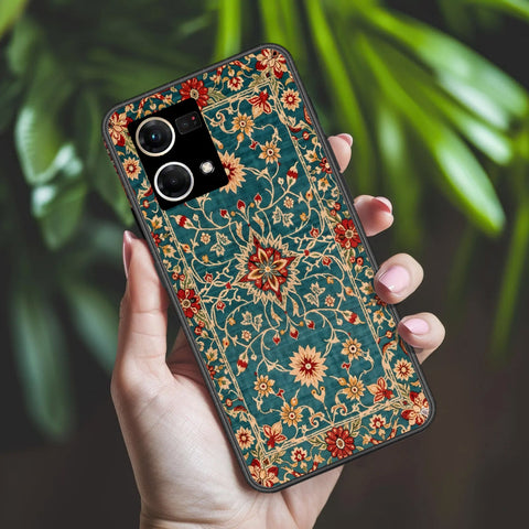 Oppo F21 Pro 4G Cover - ONation Persian Rugs Series 2 - HQ Ultra Shine Premium Infinity Glass Soft Silicon Borders Case