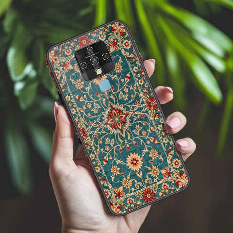 Tecno Camon 16 SE Cover - Onation Persian Rugs Series 2 - HQ Ultra Shine Premium Infinity Glass Soft Silicon Borders Case