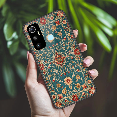 Infinix Hot 11 Cover - ONation Persian Rugs Series 2 - HQ Ultra Shine Premium Infinity Glass Soft Silicon Borders Case