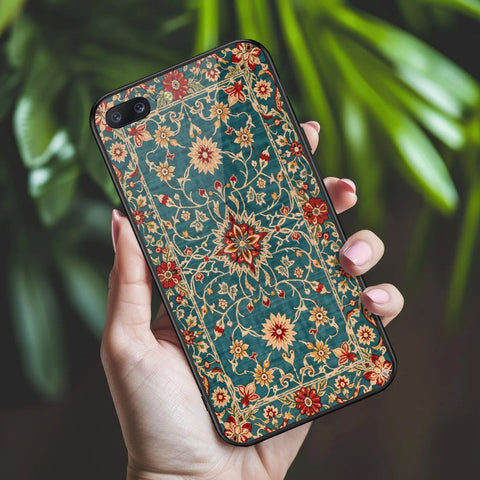 OnePlus 5 Cover - ONation Persian Rugs Series 2 - HQ Ultra Shine Premium Infinity Glass Soft Silicon Borders Case