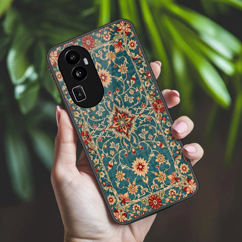 Oppo Reno 10 Pro Plus Cover - ONation Persian Rugs Series 2 - HQ Ultra Shine Premium Infinity Glass Soft Silicon Borders Case