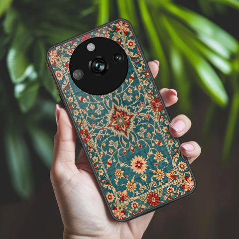 Realme 11 Pro Cover - ONation Persian Rugs Series 2 - HQ Ultra Shine Premium Infinity Glass Soft Silicon Borders Case