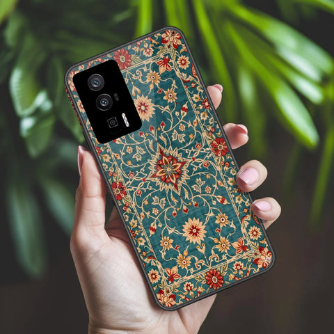 Xiaomi Redmi K60 Pro Cover - ONation Persian Rugs Series 2 - HQ Ultra Shine Premium Infinity Glass Soft Silicon Borders Case