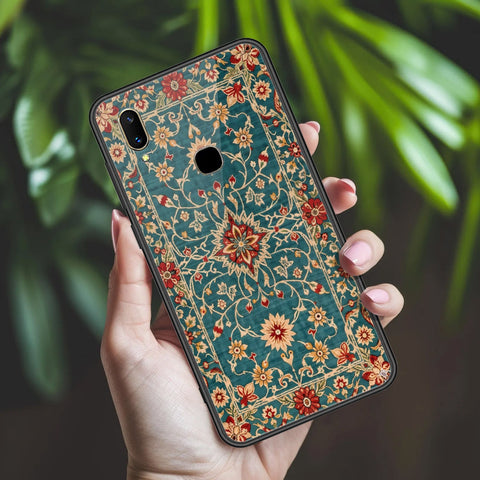 Vivo Z3 Cover - ONation Persian Rugs Series 2 - HQ Ultra Shine Premium Infinity Glass Soft Silicon Borders Case