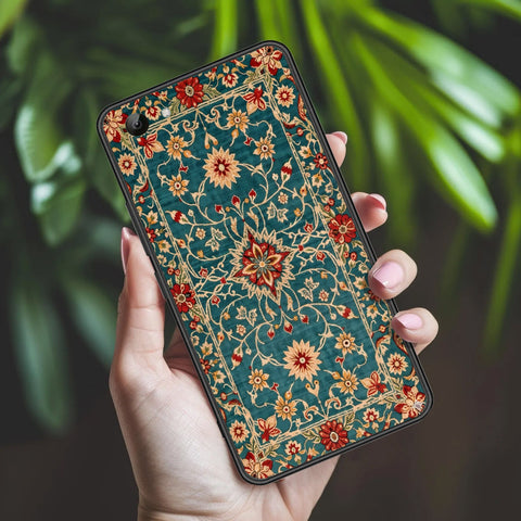 Vivo Y81s Cover - ONation Persian Rugs Series 2 - HQ Ultra Shine Premium Infinity Glass Soft Silicon Borders Case