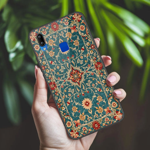 Vivo Y91i Cover - ONation Persian Rugs Series 2 - HQ Ultra Shine Premium Infinity Glass Soft Silicon Borders Case