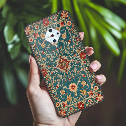 Vivo Y9s Cover - ONation Persian Rugs Series 2 - HQ Ultra Shine Premium Infinity Glass Soft Silicon Borders Case