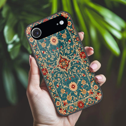 iPhone 17 Air - ONation Persian Rugs Series 2 - HQ Ultra Shine Premium Infinity Glass Soft Silicon Borders Case