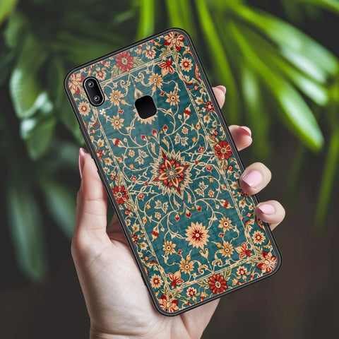 Vivo Y95 Cover - ONation Persian Rugs Series 2 - HQ Ultra Shine Premium Infinity Glass Soft Silicon Borders Case