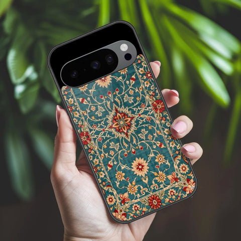 Google Pixel 10 Pro XL Cover - ONation Persian Rugs Series 2 - HQ Ultra Shine Premium Infinity Glass Soft Silicon Borders Case