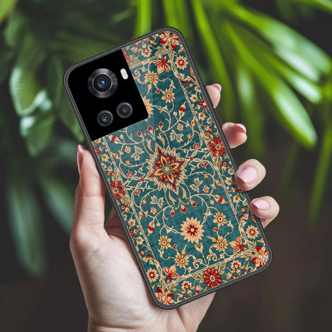 OnePlus 3T Cover - ONation Persian Rugs Series 2 - HQ Ultra Shine Premium Infinity Glass Soft Silicon Borders Case