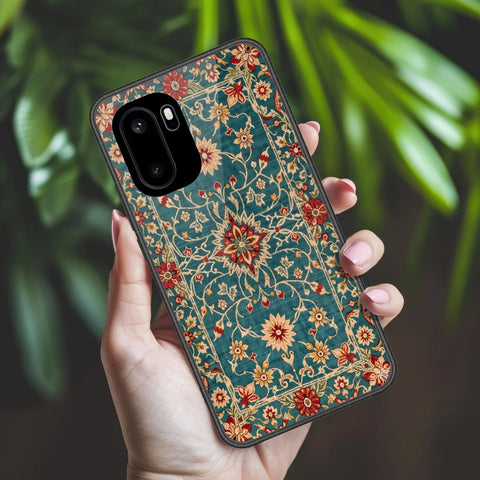 OnePlus Ace 6 Cover - ONation Persian Rugs Series 2 - HQ Ultra Shine Premium Infinity Glass Soft Silicon Borders Case