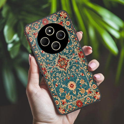 Xiaomi Redmi 14C Cover - ONation Persian Rugs Series 2 - HQ Ultra Shine Premium Infinity Glass Soft Silicon Borders Case