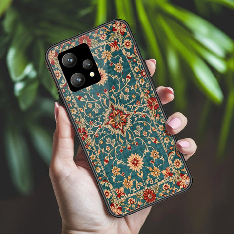 Realme 9 5G Cover - ONation Persian Rugs Series 2 - HQ Ultra Shine Premium Infinity Glass Soft Silicon Borders Case