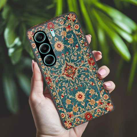 Tecno Camon 40 Pro 5G Cover - ONation Persian Rugs Series 2 - HQ Ultra Shine Premium Infinity Glass Soft Silicon Borders Case