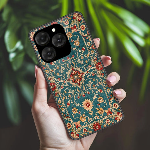 Realme 15T Cover - ONation Persian Rugs Series 2 - HQ Ultra Shine Premium Infinity Glass Soft Silicon Borders Case