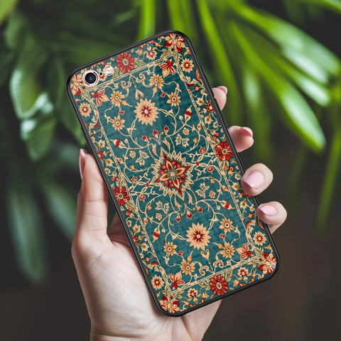 iPhone 6S / 6 Cover - ONation Persian Rugs Series 2 - HQ Ultra Shine Premium Infinity Glass Soft Silicon Borders Case