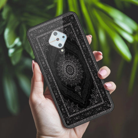 Vivo Y51 (2020 September) Cover - ONation Persian Rugs Series 2 - HQ Ultra Shine Premium Infinity Glass Soft Silicon Borders Case