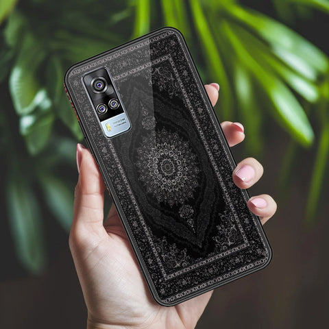 vivo Y33 Cover - ONation Persian Rugs Series 2 - HQ Ultra Shine Premium Infinity Glass Soft Silicon Borders Case
