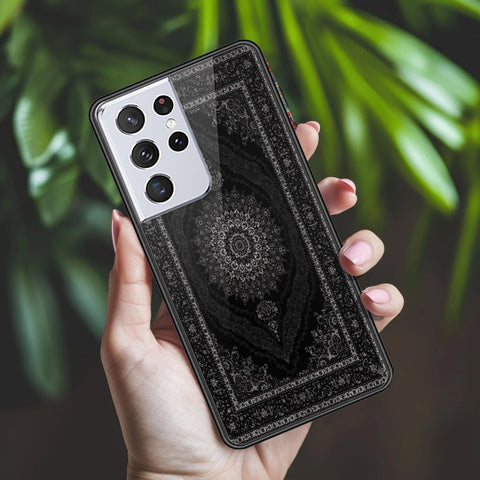 Samsung Galaxy S21 Ultra 5G Cover - ONation Persian Rugs Series 2 - HQ Ultra Shine Premium Infinity Glass Soft Silicon Borders Case