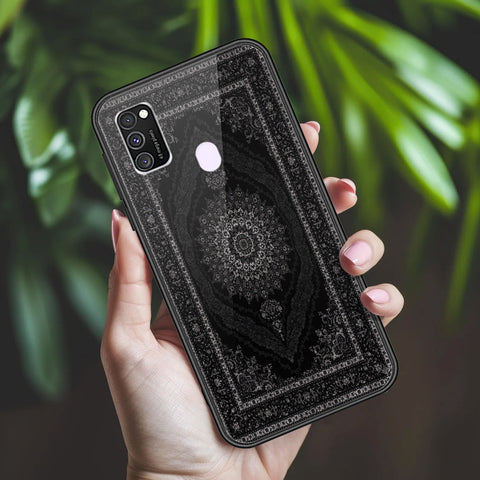 Samsung Galaxy M21 Cover - ONation Persian Rugs Series 2 - HQ Ultra Shine Premium Infinity Glass Soft Silicon Borders Case