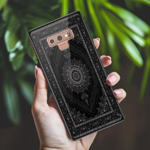 Samsung Galaxy Note 9 Cover - ONation Persian Rugs Series 2 - HQ Ultra Shine Premium Infinity Glass Soft Silicon Borders Case