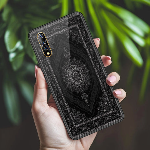 Vivo S1 Cover - ONation Persian Rugs Series 2 - HQ Ultra Shine Premium Infinity Glass Soft Silicon Borders Case