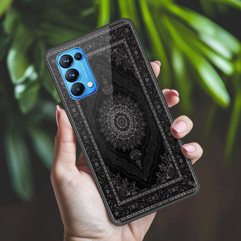 Oppo Reno 5 Pro 5G Cover - ONation Persian Rugs Series 2 - HQ Ultra Shine Premium Infinity Glass Soft Silicon Borders Case