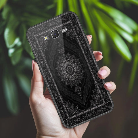 Samsung Galaxy J7 2015 Cover - ONation Persian Rugs Series 2 - HQ Ultra Shine Premium Infinity Glass Soft Silicon Borders Case