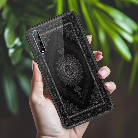 Huawei Y8p Cover - ONation Persian Rugs Series 2 - HQ Ultra Shine Premium Infinity Glass Soft Silicon Borders Case