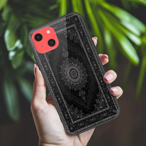 iPhone 13 Mini Cover - ONation Persian Rugs Series 2 - HQ Ultra Shine Premium Infinity Glass Soft Silicon Borders Case
