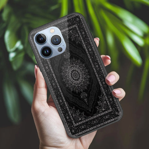 iPhone 13 Pro Cover - ONation Persian Rugs Series 2 - HQ Ultra Shine Premium Infinity Glass Soft Silicon Borders Case