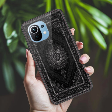 Xiaomi Mi 11 Cover - ONation Persian Rugs Series 2 - HQ Ultra Shine Premium Infinity Glass Soft Silicon Borders Case