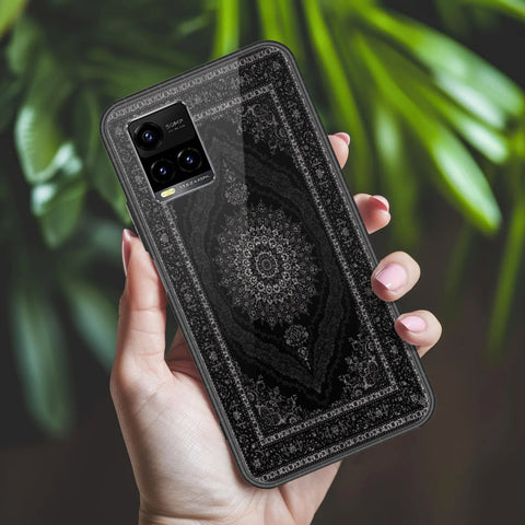 Vivo Y33s Cover - ONation Persian Rugs Series 2 - HQ Ultra Shine Premium Infinity Glass Soft Silicon Borders Case