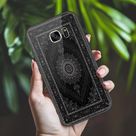Samsung Galaxy S7 Cover - ONation Persian Rugs Series 2 - HQ Ultra Shine Premium Infinity Glass Soft Silicon Borders Case