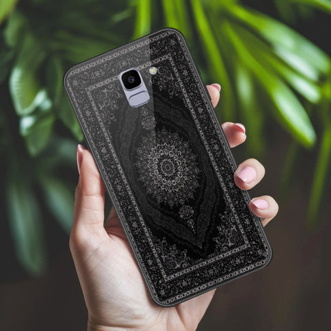 Samsung Galaxy J6 2018 Cover - ONation Persian Rugs Series 2 - HQ Ultra Shine Premium Infinity Glass Soft Silicon Borders Case