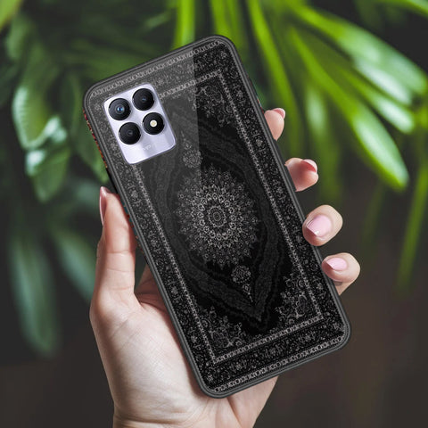 Realme 8i Cover - ONation Persian Rugs Series 2 - HQ Ultra Shine Premium Infinity Glass Soft Silicon Borders Case
