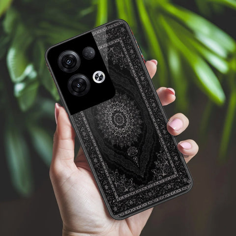 Oppo Reno 8 Pro  Cover - ONation Persian Rugs Series 2 - HQ Ultra Shine Premium Infinity Glass Soft Silicon Borders Case