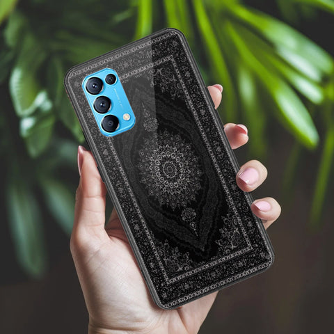 Oppo Reno 5 5G Cover - ONation Persian Rugs Series 2 - HQ Ultra Shine Premium Infinity Glass Soft Silicon Borders Case