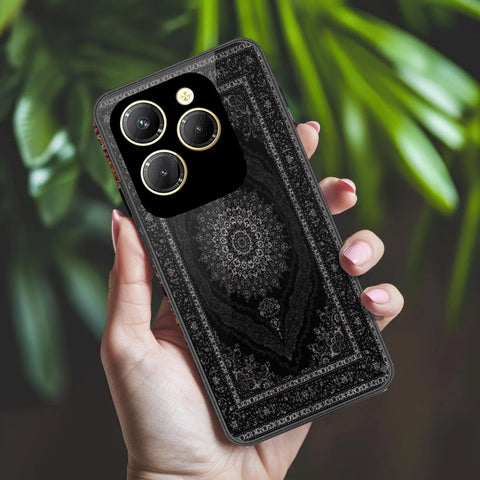 Infinix Hot 40 Pro Cover - ONation Persian Rugs Series 2 - HQ Ultra Shine Premium Infinity Glass Soft Silicon Borders Case
