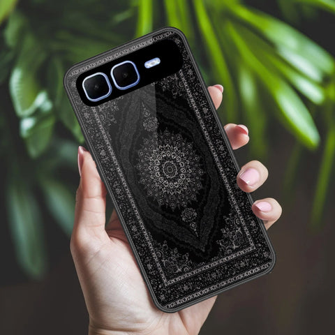 Infinix Smart 10 Plus Cover - ONation Persian Rugs Series 2 - HQ Ultra Shine Premium Infinity Glass Soft Silicon Borders Case