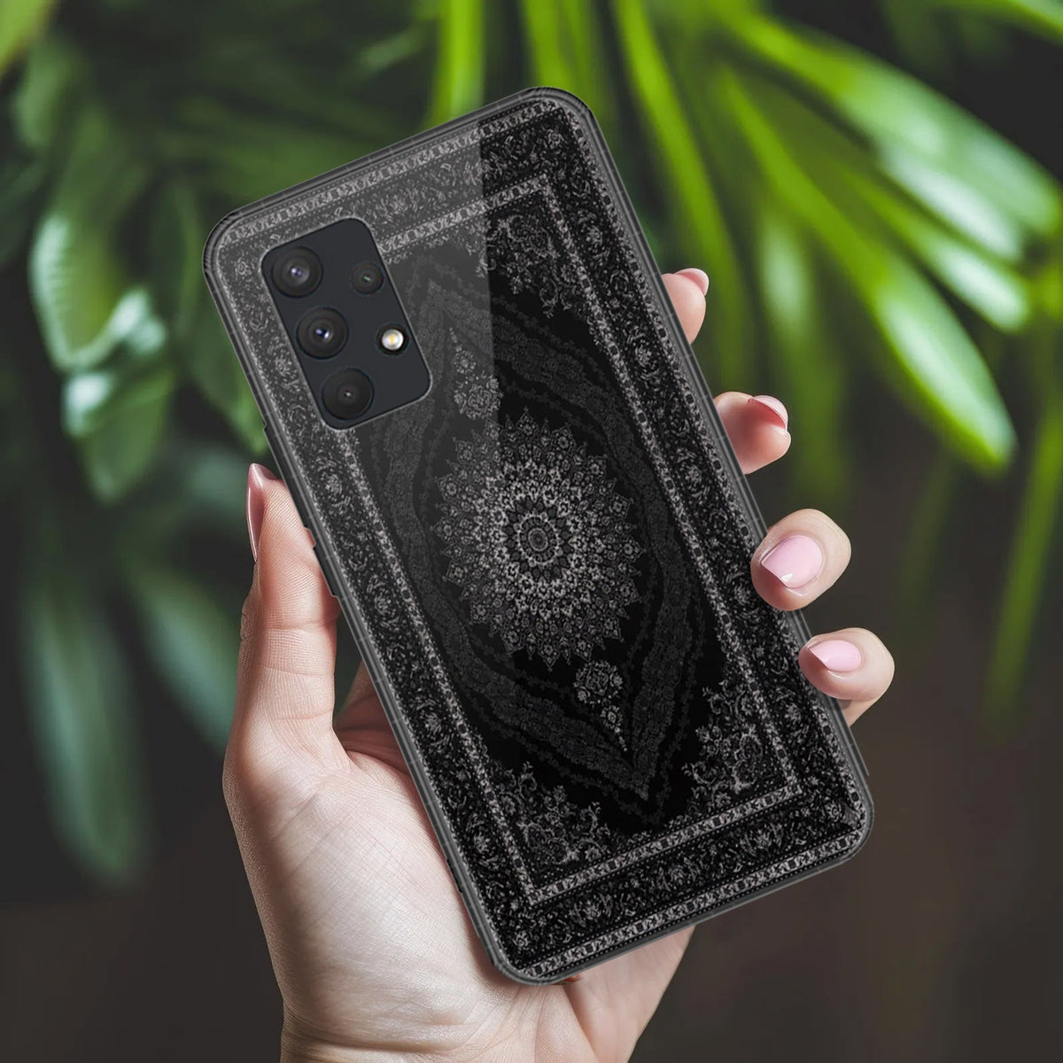 Samsung Galaxy A32 Cover - ONation Persian Rugs Series 2 - HQ Ultra Shine Premium Infinity Glass Soft Silicon Borders Case (Fast Delivery)