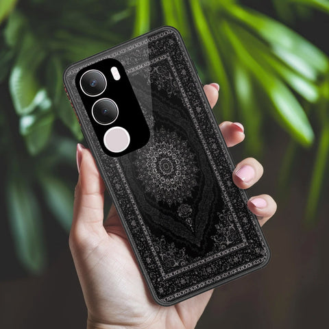 Vivo Y19 5G Cover - ONation Persian Rugs Series 2 - HQ Ultra Shine Premium Infinity Glass Soft Silicon Borders Case